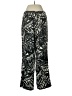 Architect 100% Rayon Print Black Casual Pants Size S - photo 2
