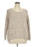 Jennifer Lopez Tweed Tan Pullover Sweater Size XL - photo 1