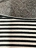 Unbranded Stripes Black Silver 3/4 Sleeve T-Shirt Size XS - photo 7