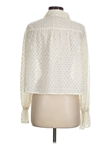 Blue Blush Long Sleeve Blouse (view 2)