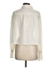 Blue Blush 100% Polyester Ivory White Long Sleeve Blouse Size M - photo 2