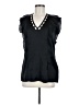 David Lawrence Black Sleeveless Blouse Size 8 - photo 1
