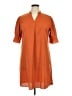 Unbranded 100% Polyester Orange Casual Dress Size XL - photo 1