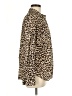 1901 100% Cotton Animal Print Brown Long Sleeve Button-Down Shirt Size M - photo 4
