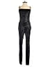 Bebe 100% Nylon Metallic Silver Jumpsuit Size XS - photo 1