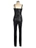 Bebe 100% Nylon Metallic Silver Jumpsuit Size XS - photo 2