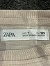 Zara Tan Ivory Long Sleeve T-Shirt Size 7 - photo 3