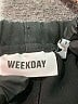 Weekday Solid Black Casual Pants Size S - photo 3