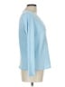 Basic Editions 100% Cotton Blue Long Sleeve Henley Size L - photo 4