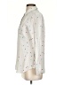 Rails 100% Silk Polka Dots Ivory Long Sleeve Silk Top Size S - photo 5