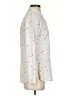 Rails 100% Silk Polka Dots Ivory Long Sleeve Silk Top Size S - photo 4
