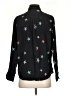 Rails 100% Silk Stars Black Long Sleeve Silk Top Size S - photo 2