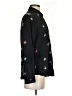 Rails 100% Silk Stars Black Long Sleeve Silk Top Size S - photo 4