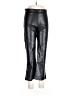 Avenue Montaigne 100% Polyurethane Metallic Black Silver Active Pants Size 10 - photo 1
