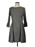 Rokoko 100% Polyester Solid Gray Casual Dress Size L - photo 1