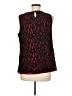 AGB 100% Polyester Red Sleeveless Blouse Size M (estimated) - photo 2