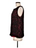 AGB 100% Polyester Red Sleeveless Blouse Size M (estimated) - photo 5