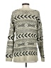 Lush Chevron-herringbone Ivory Pullover Sweater Size S - photo 2