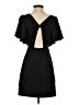 Twenty One 100% Polyester Solid Black Cocktail Dress Size S - photo 2