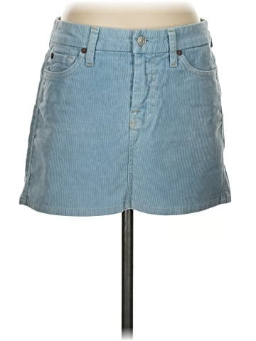 7 For All Mankind Denim Skirt (view 1)