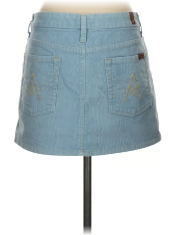 7 For All Mankind Denim Skirt (view 2)