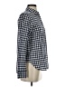 J.Crew Checkered-gingham Blue Long Sleeve Button-Down Shirt Size 4 - photo 4