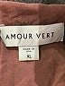 Amour Vert 100% Cupro Brown Short Sleeve Button-Down Shirt Size XL - photo 7