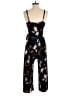 Kaileigh Floral Black Jumpsuit Size S - photo 2