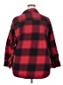 Old Navy 100% Cotton Plaid Red 3/4 Sleeve Button-Down Shirt Size 2X - photo 2