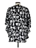 Chico's 100% Polyester Black Kimono Size Lg (2) - photo 2