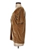 J Brand 100% Polyester Brown Tan Short Sleeve Top Size S (estimated) - photo 5