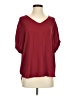 Alya 100% Polyester Burgundy 3/4 Sleeve Blouse Size S - photo 1