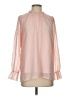 Unbranded 100% Polyester Pink Long Sleeve Blouse Size S - photo 1