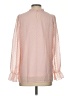 Unbranded 100% Polyester Pink Long Sleeve Blouse Size S - photo 2