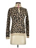 J.Crew Factory Store 100% Cotton Animal Print Tan Pullover Sweater Size XXS - photo 1
