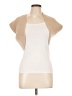 Barneys New York 100% Cashmere Ivory Tan Cashmere Cardigan Size M (estimated) - photo 1