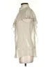 Zara Basic Polka Dots Ivory Short Sleeve Blouse Size XS - photo 5