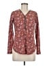 Fred David Red Long Sleeve Henley Size M - photo 1