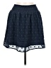Bobeau 100% Polyester Argyle Blue Casual Skirt Size M - photo 1