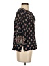 Ann Taylor LOFT Black 3/4 Sleeve Blouse Size XS - photo 4