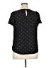 CeCe 100% Polyester Polka Dots Black Short Sleeve Top Size XL - photo 2