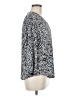 Vince Camuto Animal Print Silver 3/4 Sleeve Blouse Size M - photo 4