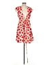 Slate & Willow 100% Polyester Hearts Red Cocktail Dress Size S - photo 1