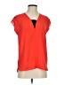 Not Your Daughter's Jeans 100% Polyester Red Short Sleeve Blouse Size XXS - photo 1