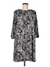 Apt. 9 Paisley Gray Casual Dress Size M - photo 1