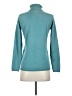 Metric Knits Teal Turtleneck Sweater Size S - photo 2
