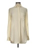 J.Crew 100% Silk Ivory Long Sleeve Silk Top Size 2 (tall) - photo 1