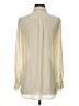 J.Crew 100% Silk Ivory Long Sleeve Silk Top Size 2 (tall) - photo 2