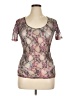 Daytrip Pink Short Sleeve Top Size XL - photo 1