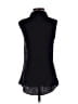 Theory Black Sleeveless Button-Down Shirt Size 00-0 (P/TP) - photo 2